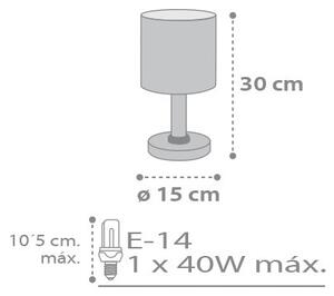 Dalber D-62011E - Детска лампа SWEET DREAMS 1xE14/40W/230V