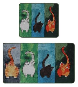 Килими за баня в комплект от 2 бр. 60x100 cm Gatto Carino – Foutastic