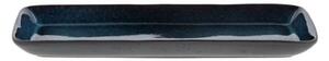 Поднос за сервиране керамична тава 14x38 cm Gastro Dark Blue/Black – Bitz