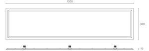 APLED - LED Панел QUADRA LED/40W/230V IP41 120x30 см