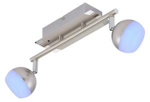 Briloner 2040-022 - LED RGB регулируемо осветително тяло 2xLED/3,3W/230V + DO