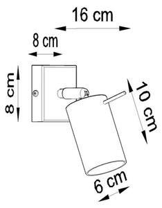 Sollux SL.0449 - Спот аплик RING 1xGU10/10W/230V