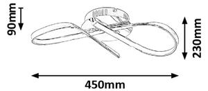 Rabalux 2187 - LED Плафониера ANIELA LED/20W/230V