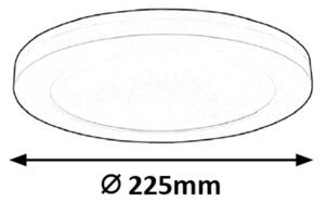 Rabalux 1489 - LED Плафониера SONNET LED/18W/230V 23cm