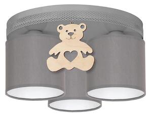 Детскo Лампа за таван BEAR 3xE27/60W/230V