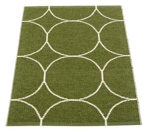 Тъмнозелен килим за открито и закрито 70x100 cm Boo Dark Olive – Pappelina