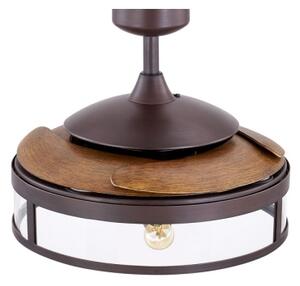FANAWAY 212925 - LED таванен вентилатор CLASSIC 3xE27/4W/230V кафяв + DO