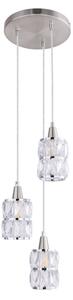 Globo 15760-3 - Кристален Полилей на верижка WOLLI 3xE14/40W/230V