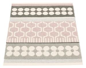 Светлорозов и сив килим за открито и закрито 70x90 cm Asta Pale Rose – Pappelina