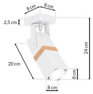 Точково осветително тяло VIDAR 1xGU10/25W/230V бяла