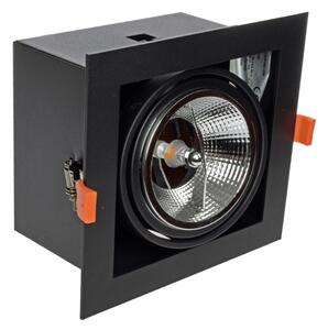Осветление за окачен таван PLAZA AR111 1xGU10/12W/230V черна