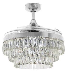 FANAWAY 212923 - LED Вентилатор за таван VEIL 6xE14/4,5W/230V хром + д.у