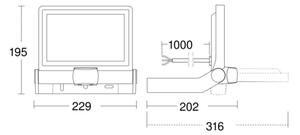 Steinel 065249 - LED Прожектор със сензор XLED ONE LED/18,6W/230V IP44