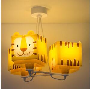 Dalber 64567 - Детски полилей LITTLE TIGER 3xE27 / 60W / 230V