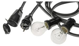 Екстериорни декоративни лампички GIRLANDA 6,5м 5xE27/15W/230V IP44