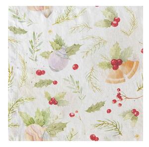 Коледна ленена подложка Merry, 40 x 35 cm - Linen Tales