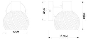 Globo 54025-1 - Стенен прожектор, луна WILLY 1xE27/40W/230V