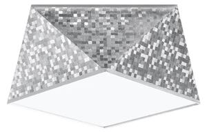 Осветително тяло за таван сребърно 25x25 cm Koma – Nice Lamps