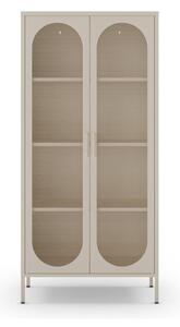 Кремаво шкафче 80x170 cm Diora – Marckeric