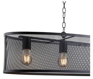 Searchlight - Полилей на въже FISHNET 4xE27/60W/230V черна