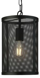 Searchlight - Висящ полилей FISHNET 1xE27/60W/230V черен