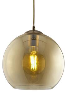 Searchlight 1632AM - Висящ полилей BALL 1xE27/60W/230V кафяв