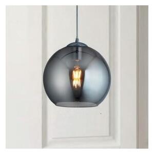 Searchlight 1621SM - Висящ полилей BALL 1xE27/60W/230V сребрист
