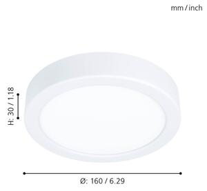Eglo 99225 - LED таванно осветително тяло FUEVA 5 LED/10,5W/230V
