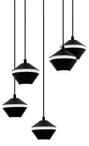 Eglo 98683 - LED полилей с кабелно окачване PERPIGO 5xGU10/5W/230V