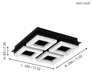 Eglo 99326 - LED таванно осветително тяло FRADELO 4xLED/4W/230V