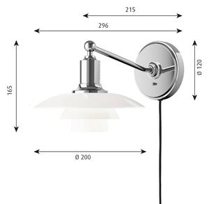 Стенно осветление Louis Poulsen PH 2/1