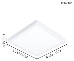 Eglo 99238 - LED таванно осветително тяло FUEVA 5 LED/20W/230V