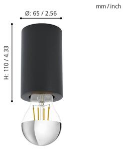 Eglo 99065 - Потолно осветително тяло SALUZZO 1xE27/40W/230V