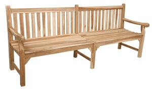 Градинска пейка от масивно дърво в естествен цвят Madura – Garden Pleasure