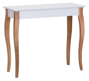 Бяла конзолна масичка за кафе, дължина 85 cm - Ragaba