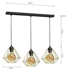 Висящ полилей LUPO 3xE27/60W/230V