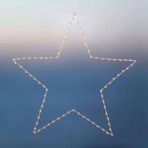 LED декоративна звезда Liva Star, златна, Ø 70 cm