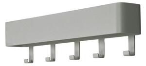 Сиво-зелена метална стенна закачалка с рафт 52 cm Dax Play – Spinder Design