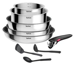 Алуминиев комплект съдове 9 бр. INGENIO Cook Eat L881S904 – Tefal