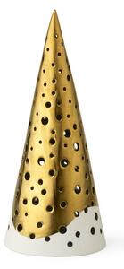 Порцеланов свещник в златист цвят, височина 19 cm Nobili - Kähler Design