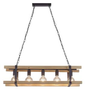 Leuchten Direkt 15685-79 - Пендел EDITH 5xE27/60W/230V