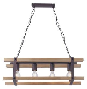 Leuchten Direkt 15684-79 - Пендел EDITH 4xE27/60W/230V