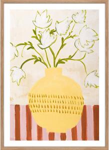 Картина 52x72 cm Yellow Vase – Malerifabrikken