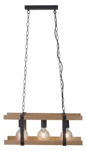 Leuchten Direkt 15683-79 - Пендел EDITH 3xE27/60W/230V