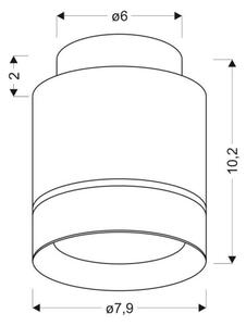 LED Лампа за таван TUBA LED/12W/230V