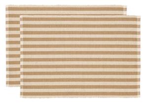Платнена подложка за хранене 2 бр. 33x48 cm Statement Stripe - Södahl