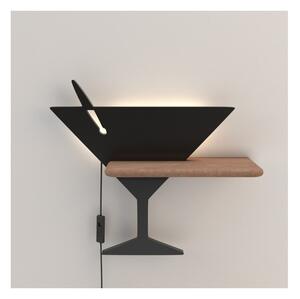 Черна LED стенна лампа Piccolo – Candellux Lighting