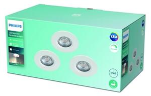 Philips - К-кт 3бр. LED димируеми лунички за баня LED/5W/230V 2700K IP65