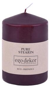 Виненочервена свещ Връх, време на горене 25 ч. Eco - Eco candles by Ego dekor