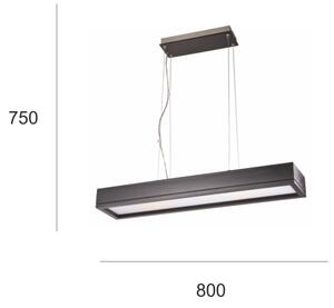 Полилей на верижка AGATA 3xE27/60W/230V